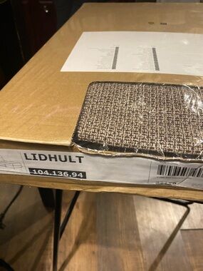 IKEA LIDHULT Brown Tweed Upholstery Fabric Sample